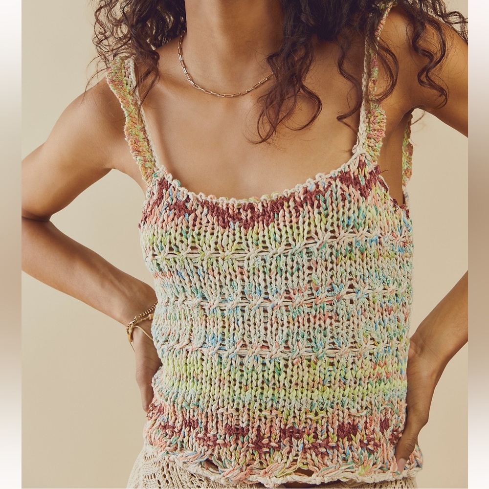 Free People Women’s Palmetto Knit Tank Multicolor XS